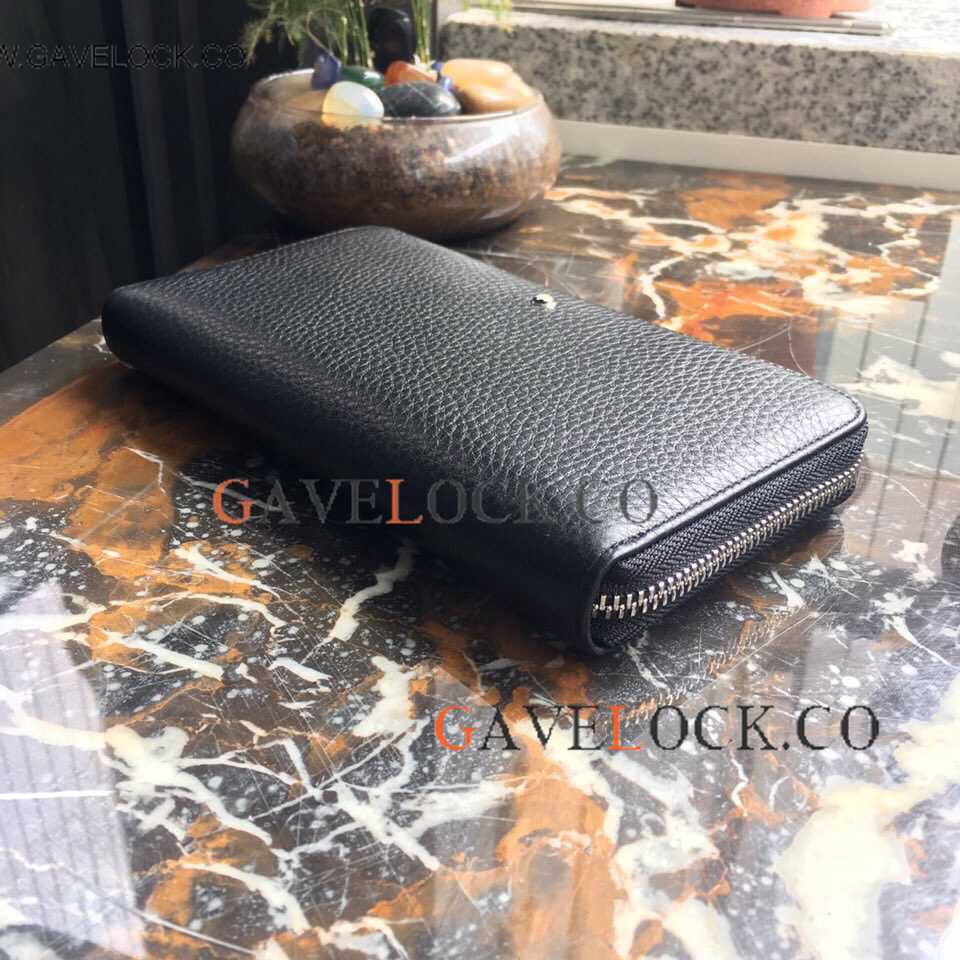 AAA Copy Mont Blanc Meisterstuck Soft Leather Clutch Bags 12CC Coin holder